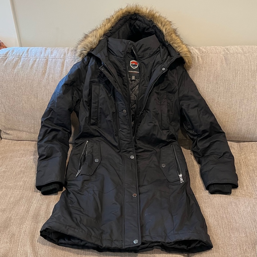 Parka down filled winter coat